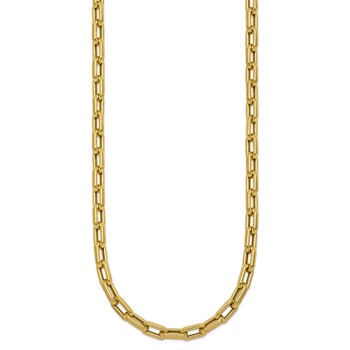 Herco 14K Polished 5mm Oval Link 24 Inch Necklace