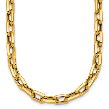 Herco 14K Polished Knife Edge Link ChaInch 18 Inch Necklace