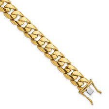 Image of Herco 14K Polished Solid 13.2mm Curb Chain (Per Inch)