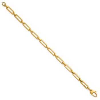 Herco 14K Polished 5.3mm Paperclip Link 7.5 inch Bracelet — alternate view