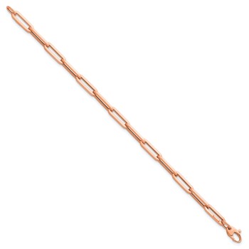 Herco 14K Rose Gold Polished 5.3mm Paperclip Link 7.5 inch Bracelet — alternate view