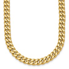 Image of Herco 14K Polished 7mm Curb 16 inch Necklace