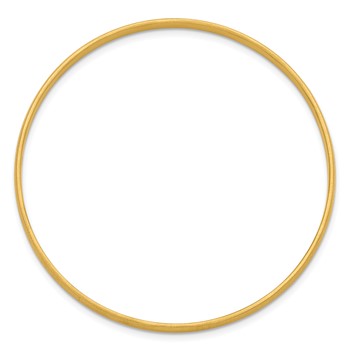 Herco 14K Satin Solid 4.3mm Slip-on Bangle — alternate view