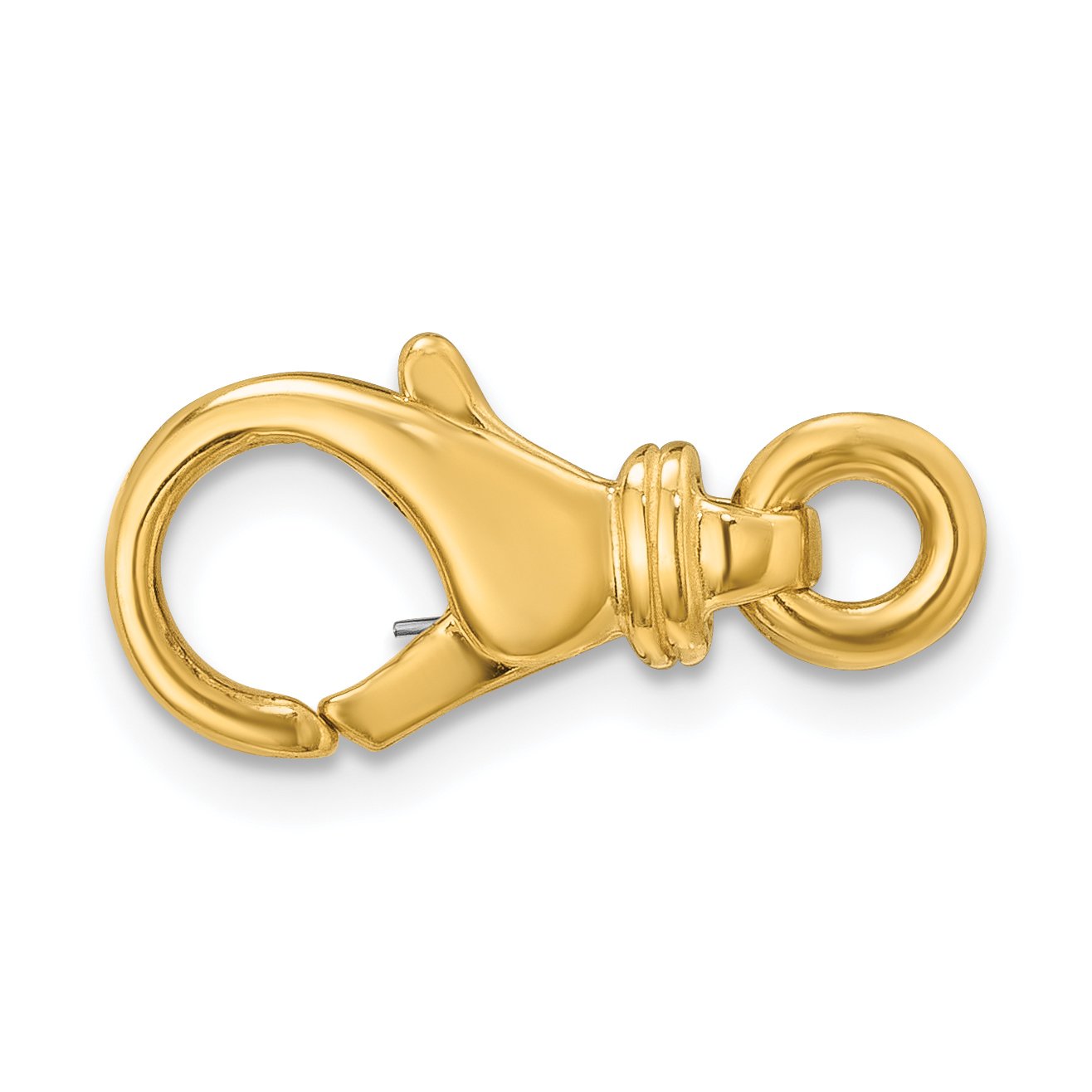 Herco 14K Polished 19x8.85mm Medium Fancy Lobster Clasp - HERCO