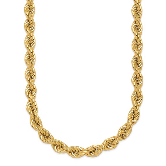 14k Bullet Chain in 14k Yellow Gold Necklace Hollow for Men Women
