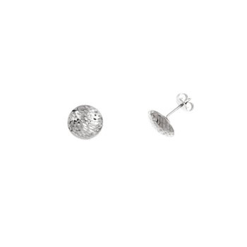Herco 14K White Gold Earrings 11.5MM
