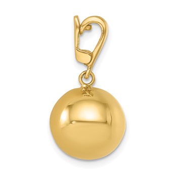 Herco 14K Polished 12mm Ball Pendant — alternate view