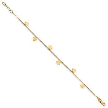 Herco 14K Gold Bracelet Stars — alternate view