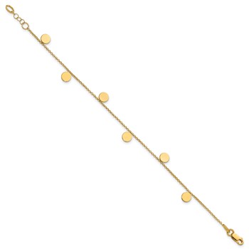Herco 14K Gold Bracelet Small Rounds — alternate view