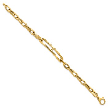 Herco 14K Polished Fancy Link 8 inch Bracelet — alternate view