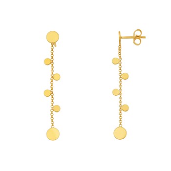 Herco 14K Gold Earrings Small Rounds