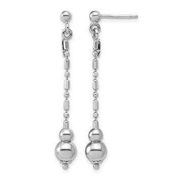 Herco 14K White Gold Earrings Ball 6MM