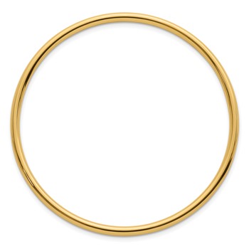 Herco 14K Polished Solid 2.9mm Slip-on Bangle — alternate view