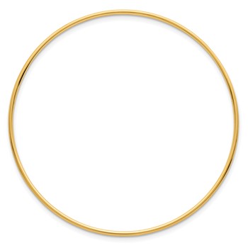 Herco 14K Polished 1.5mm Slip-on Bangle — alternate view