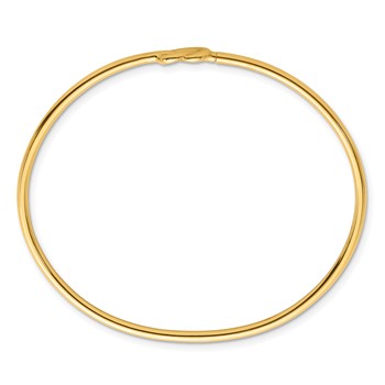 Herco 14K Polished Knot Bangle — alternate view