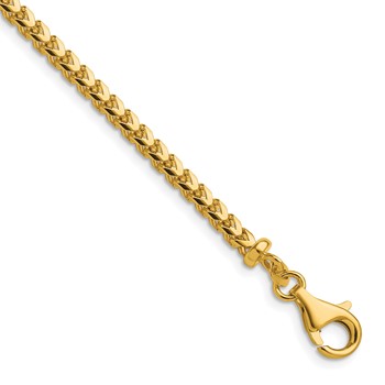 Herco 14K Polished 3.0mm Solid Franco 22 Inch Chain