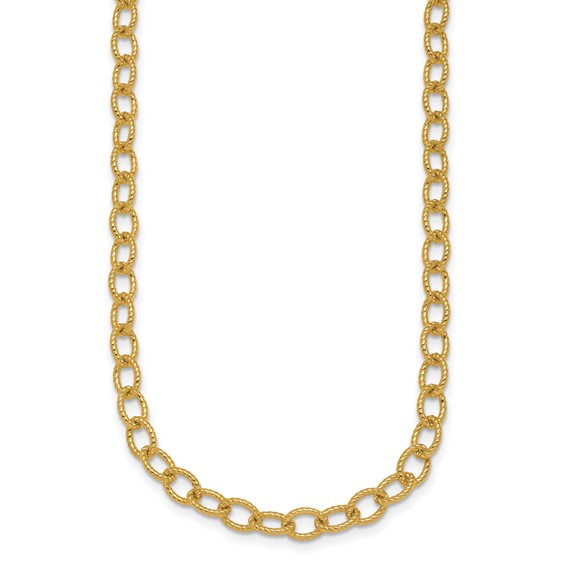 Twisted Oval Link Thin Curb Chain, Gold Plated, Brass Chain, Jewelry C –  EDG Beads and Gems