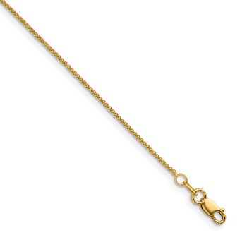 Herco 14K Polished 1.1mm Solid Spiga 22 Inch Chain