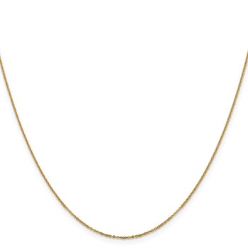 Leslie's 14K 1.1mm Flat Cable Chain — alternate view