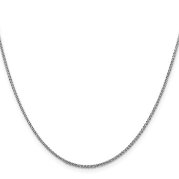 Leslie's 14K White Gold 1.5mm Spiga Chain — alternate view
