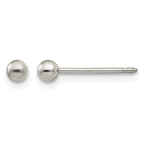 Inverness Titanium 3mm Ball Post Earrings