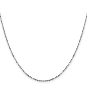 Leslie's 14K White Gold 1.7mm Flat Cable Chain — alternate view