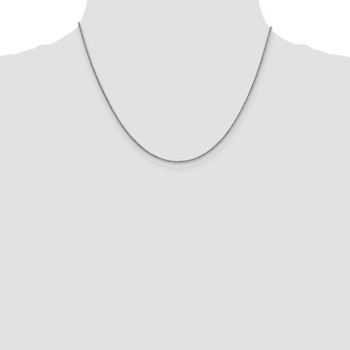 Leslie's 14K White Gold 1.3mm Round Snake Chain — alternate view