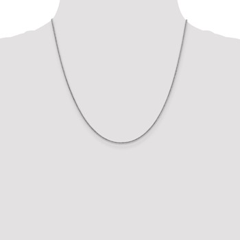 Leslie's 14K White Gold 1.3mm Round Snake Chain — alternate view