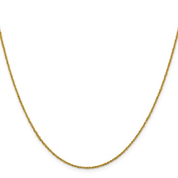 Leslie's 14K 1mm Sparkle Singapore Chain — alternate view