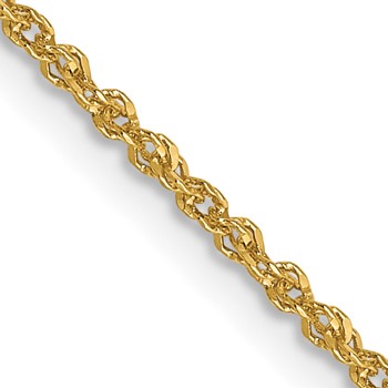 Leslie's 14K 1.3mm Sparkle Singapore Chain