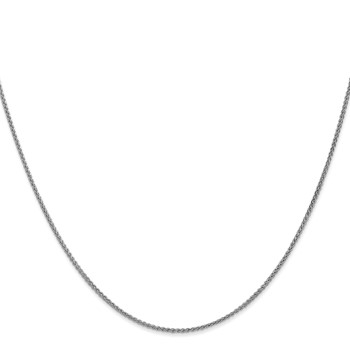 Leslie's 14K White Gold 1.2mm Spiga Chain — alternate view
