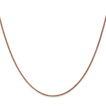 Leslie's 14K Rose Gold 1.2mm Spiga Chain — alternate view