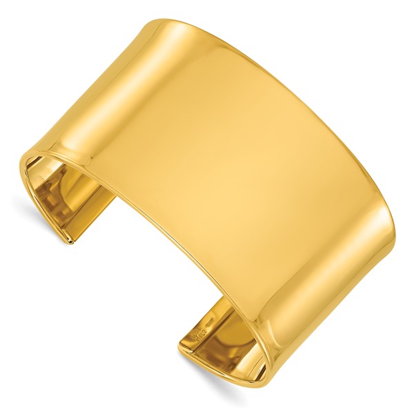 HERCO Gold Polished 37mm Cuffs