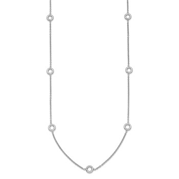 Herco 18K White Gold Stations 18in Necklace Mounting — alternate view