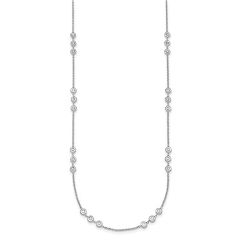 Herco 18K White Gold Circles 7.25in Bracelet Mounting — alternate view