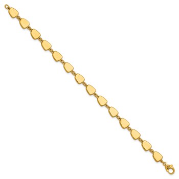 Herco 18K Polished Fancy Contemporary 7.5 Inch Bracelet — alternate view