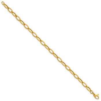 Herco 18K Polished Oval Link 8 Inch Bracelet — alternate view