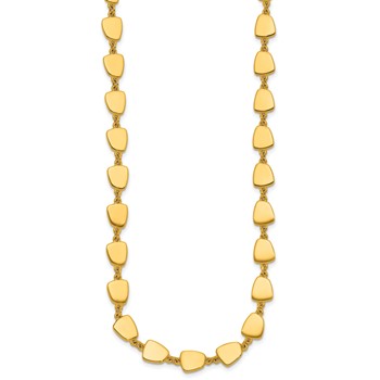 Herco 18K Polished Fancy Contemporary 18 Inch Necklace — alternate view