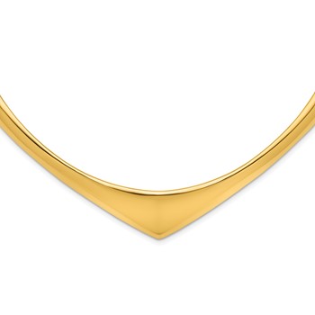 Herco 18K Polished Hinged Collar Necklace