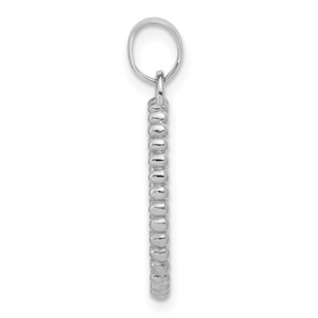 Herco 18K Two-tone Polished and Beaded Solid Miraculous Medal Pendant — alternate view