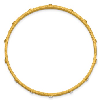 Herco 18K Solid Hammered Slip-On 3.3mm — alternate view