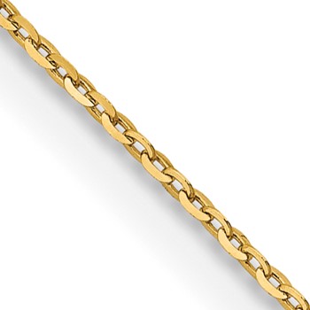 18K Leslie's 1.15mm D/C Cable Chain