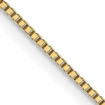 Leslie's 18K 18 inch .7mm Box with Lobster Clasp Chain
