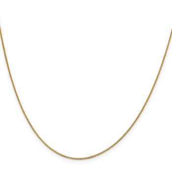 Leslie's 18K 24 inch .9mm Box with Lobster Clasp Chain — alternate view