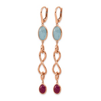 Herco 18K Rose Gold Earrings — alternate view