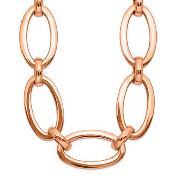 Herco 18K Rose Gold Shiny Large Links 18.2mm