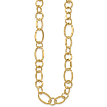 Herco 18K Gold Textured Link — alternate view