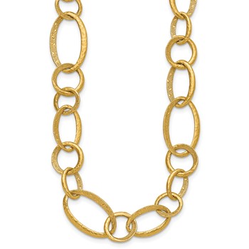 Herco 18K Gold Textured Link