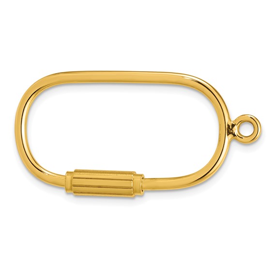 Herco 18K Gold Solid Carabiner 33X20MM - HERCO