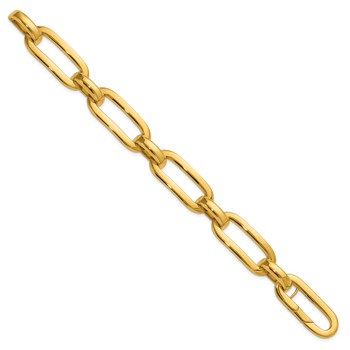 Herco 18K Polished Oval Link 7.5 inch Bracelet — alternate view